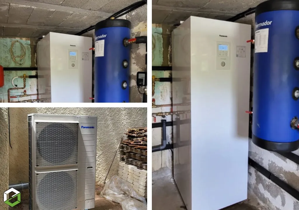 PAC air/eau dans une maison beauceronne à Chartres